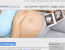 Tablet Screenshot of gravidbloggar.se